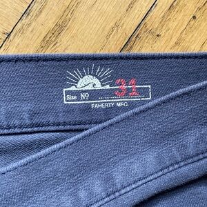 Faherty Deep Blue Trousers